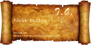 Török Otília névjegykártya