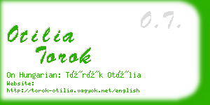 otilia torok business card